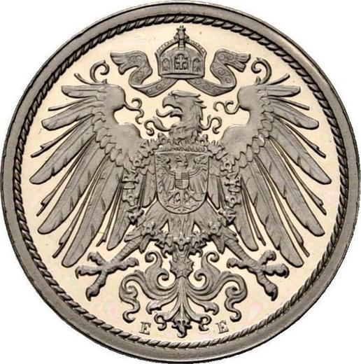Reverse 10 Pfennig 1912 E "Type 1890-1916" -  Coin Value - Germany, German Empire