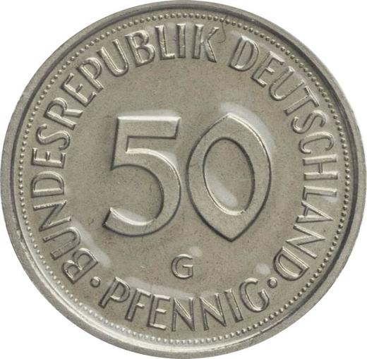 Awers monety - 50 fenigów 2000 G - cena  monety - Niemcy, RFN
