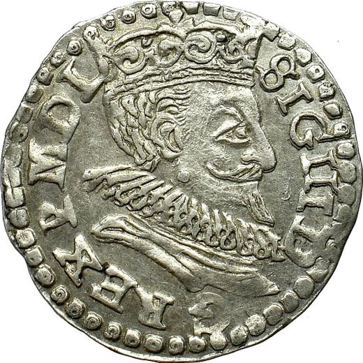 Anverso Trojak (3 groszy) 1598 "Casa de moneda de Lublin" - valor de la moneda de plata - Polonia, Segismundo III