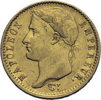 Awers monety - 20 franków 1808 K "Typ 1807-1808" Bordeaux - Francja, Napoleon I