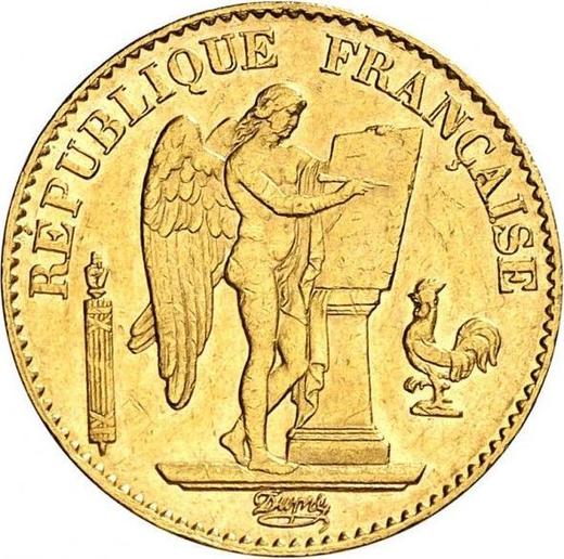 Obverse 20 Francs 1874 A "Type 1871-1898" Paris - France, Third Republic