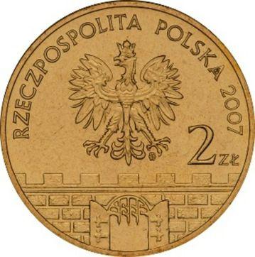 Аверс монеты - 2 злотых 2007 года MW RK "Плоцк" - цена  монеты - Польша, III Республика после деноминации