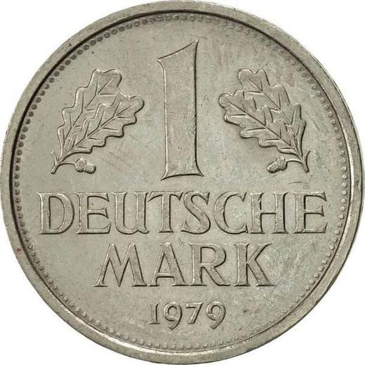 Awers monety - 1 marka 1979 F - cena  monety - Niemcy, RFN