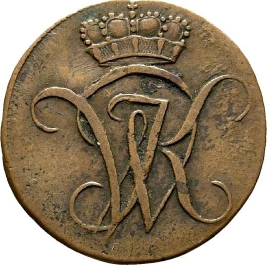 Аверс монеты - Геллер 1805 года - цена  монеты - Гессен-Кассель, Вильгельм I