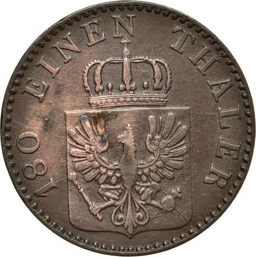 Anverso 2 Pfennige 1865 A - valor de la moneda  - Prusia, Guillermo I