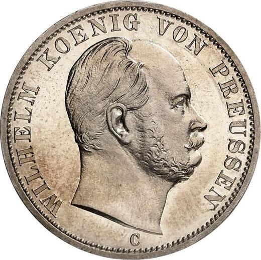 Awers monety - Talar 1870 C - cena srebrnej monety - Prusy, Wilhelm I
