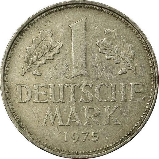 Obverse 1 Mark 1975 F -  Coin Value - Germany, FRG