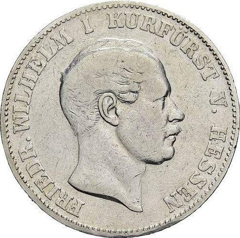 Awers monety - Talar 1859 - cena srebrnej monety - Hesja-Kassel, Fryderyk Wilhelm I