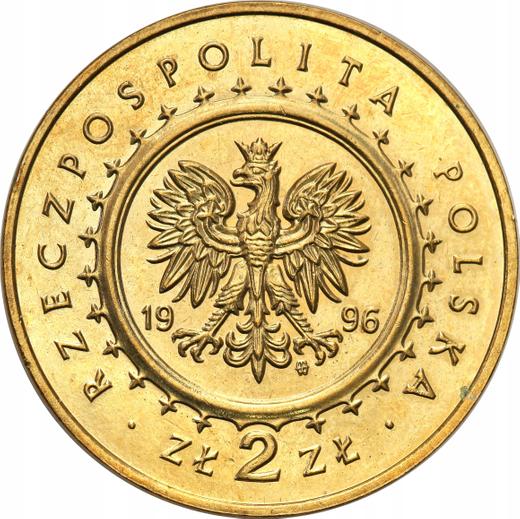 Аверс монеты - 2 злотых 1996 года MW AN "Замок Хайльсберг" - цена  монеты - Польша, III Республика после деноминации