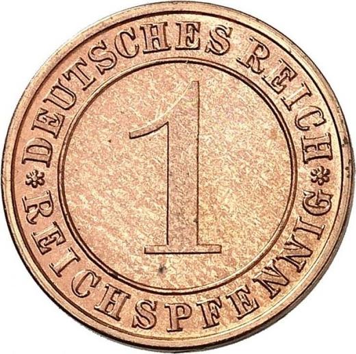 Аверс монеты - 1 рейхспфенниг 1936 года A - цена  монеты - Германия, Bеймарская республика