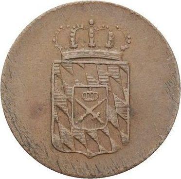 Аверс монеты - 2 пфеннига 1835 года - цена  монеты - Бавария, Людвиг I