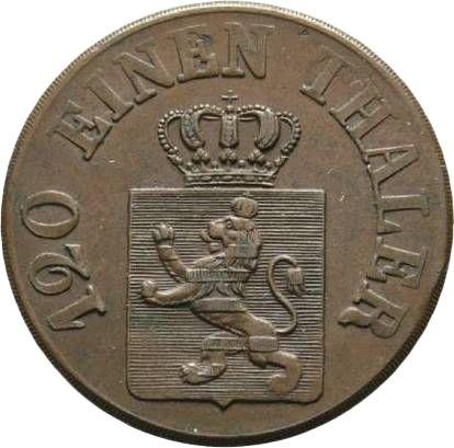 Аверс монеты - 3 геллера 1846 года - цена  монеты - Гессен-Кассель, Вильгельм II