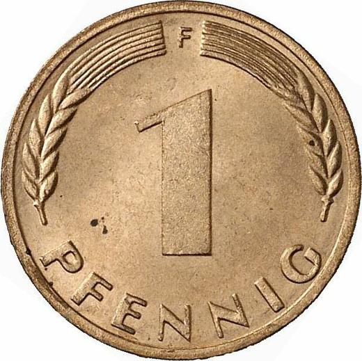Аверс монеты - 1 пфенниг 1973 года F - цена  монеты - Германия, ФРГ