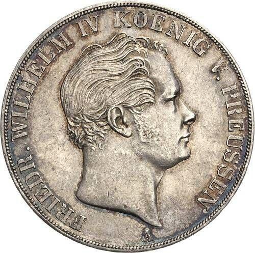 Awers monety - Dwutalar 1850 A - cena srebrnej monety - Prusy, Fryderyk Wilhelm IV