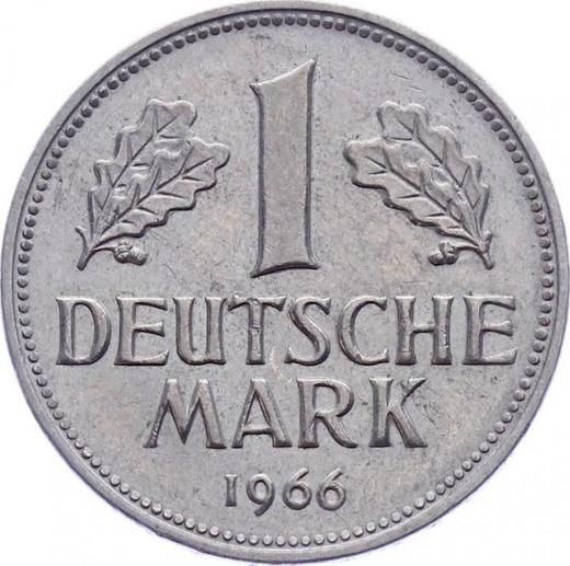 Аверс монеты - 1 марка 1966 года G - цена  монеты - Германия, ФРГ