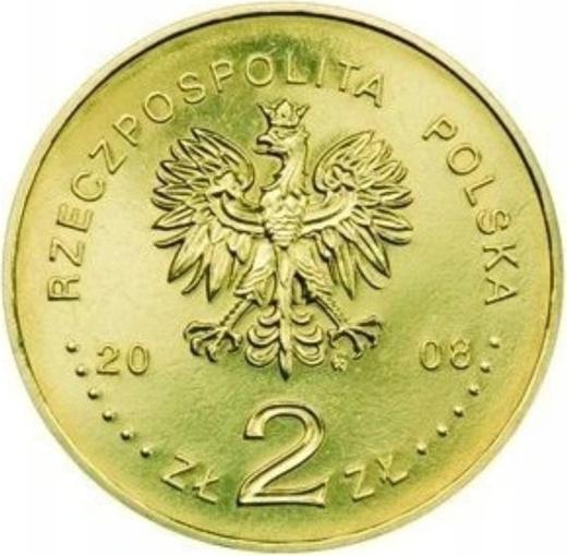 Awers monety - 2 złote 2008 MW NR "Bronisław Piłsudski" - cena  monety - Polska, III RP po denominacji