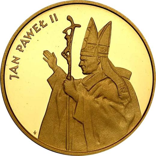 Реверс монеты - 5000 злотых 1987 года MW SW "Иоанн Павел II" Золото - цена золотой монеты - Польша, Народная Республика