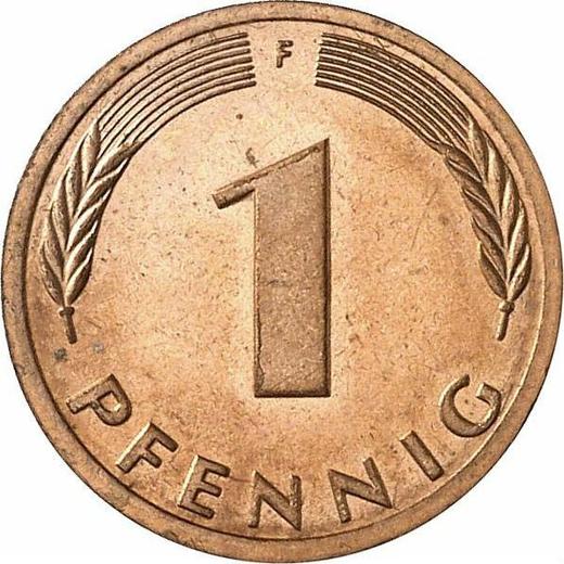 Аверс монеты - 1 пфенниг 1985 года F - цена  монеты - Германия, ФРГ