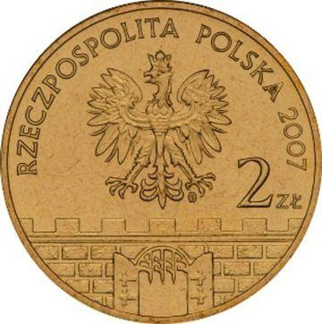 Anverso 2 eslotis 2007 MW NR "Stargard Szczecinski" - valor de la moneda  - Polonia, República moderna
