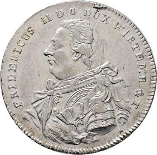 Awers monety - 20 krajcarow 1798 W "Typ 1798-1799" - cena srebrnej monety - Wirtembergia, Fryderyk I