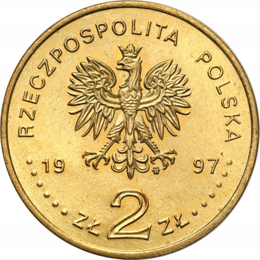 Аверс монеты - 2 злотых 1997 года MW ET "Стефан Баторий" - цена  монеты - Польша, III Республика после деноминации