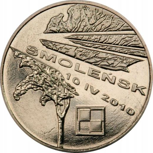 Rewers monety - 2 złote 2011 MW "Pamięci Ofiar katastrofy smoleńskiej" - cena  monety - Polska, III RP po denominacji