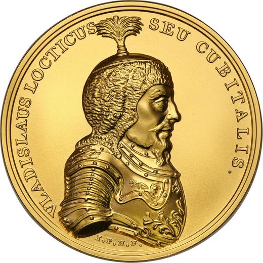 Reverso 500 eslotis 2013 MW "Vladislao I de Polonia" - valor de la moneda de oro - Polonia, República moderna