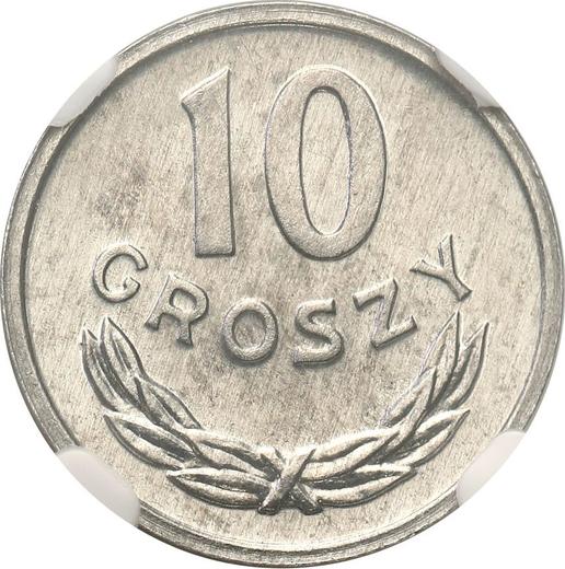 Reverso 10 groszy 1979 MW - valor de la moneda  - Polonia, República Popular