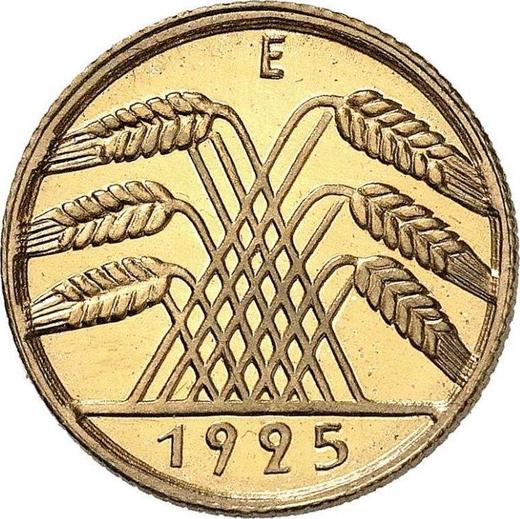 Реверс монеты - 10 рейхспфеннигов 1925 года E - цена  монеты - Германия, Bеймарская республика
