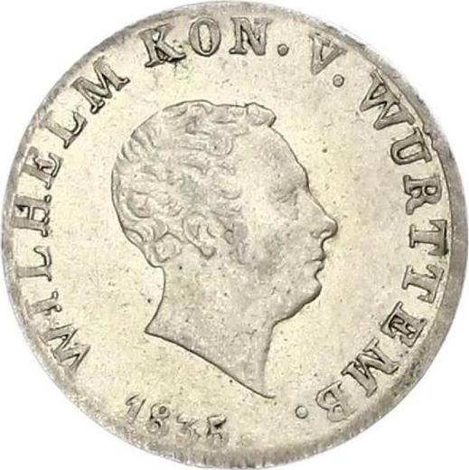 Anverso 6 Kreuzers 1835 - valor de la moneda de plata - Wurtemberg, Guillermo I