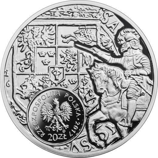 Anverso 20 eslotis 2017 MW "Taler de Vladislao IV" - valor de la moneda de plata - Polonia, República moderna