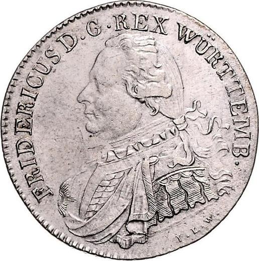Awers monety - 20 krajcarow 1808 I.L.W. - cena srebrnej monety - Wirtembergia, Fryderyk I