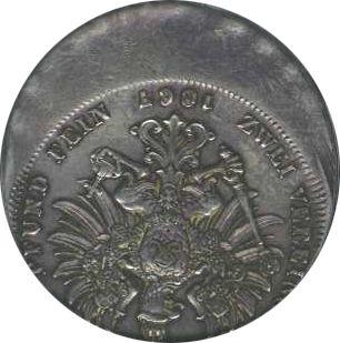 Reverso 2 táleros 1865-1871 Desplazamiento del sello - valor de la moneda de plata - Prusia, Guillermo I