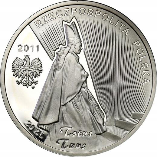 Аверс монеты - 20 злотых 2011 года MW ET "Беатификация Иоанна Павла II" - цена серебряной монеты - Польша, III Республика после деноминации