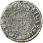 Аверс монеты - Шеляг 1591 года "Литва" - цена серебряной монеты - Польша, Сигизмунд III Ваза