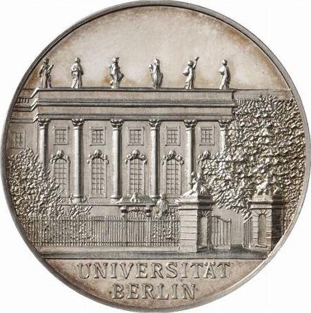 Аверс монеты - Пробные 3 марки 1910 года J "Пруссия" Берлинский университет - цена серебряной монеты - Германия, Германская Империя