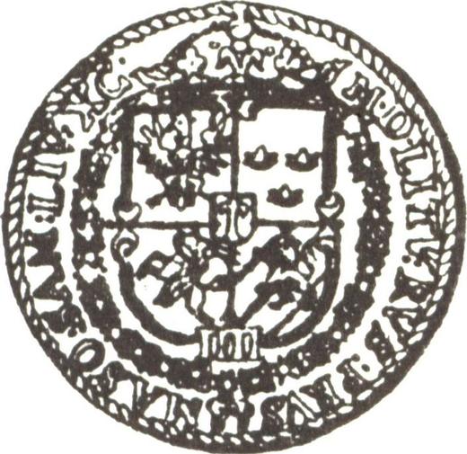 Реверс монеты - 4 дуката 1612 года - цена золотой монеты - Польша, Сигизмунд III Ваза