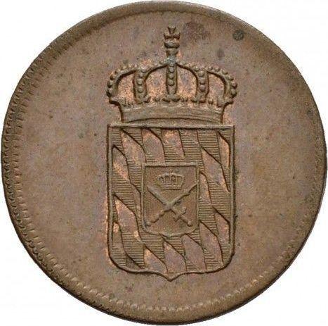 Аверс монеты - 2 пфеннига 1823 года - цена  монеты - Бавария, Максимилиан I