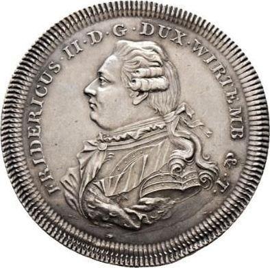 Awers monety - Dwutalar 1798 W - cena srebrnej monety - Wirtembergia, Fryderyk I