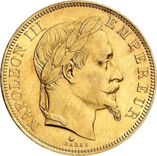 Obverse 50 Francs 1864 A "Type 1862-1868" Paris - France, Napoleon III