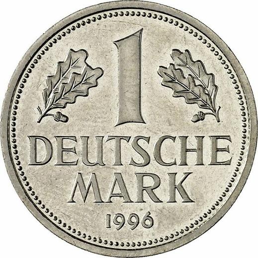 Awers monety - 1 marka 1996 D - cena  monety - Niemcy, RFN