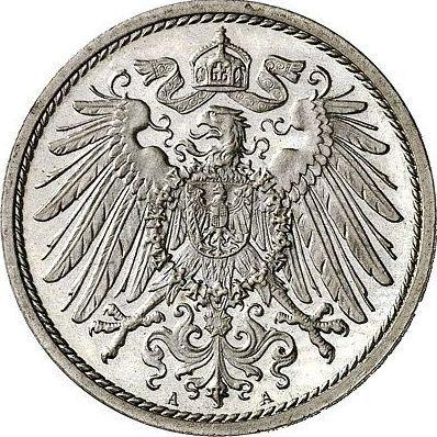Реверс монеты - 10 пфеннигов 1913 года A "Тип 1890-1916" - цена  монеты - Германия, Германская Империя