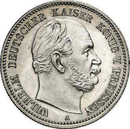Awers monety - 2 marki 1877 A "Prusy" - cena srebrnej monety - Niemcy, Cesarstwo Niemieckie