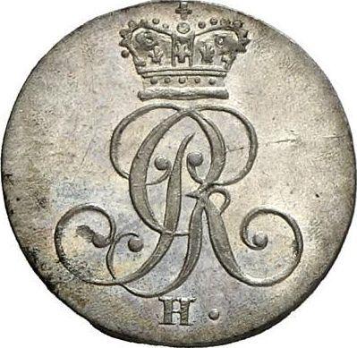 Anverso 4 Pfennige 1815 H - valor de la moneda de plata - Hannover, Jorge III