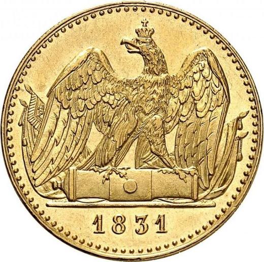 Rewers monety - Podwójny Friedrichs d'or 1831 A - cena złotej monety - Prusy, Fryderyk Wilhelm III