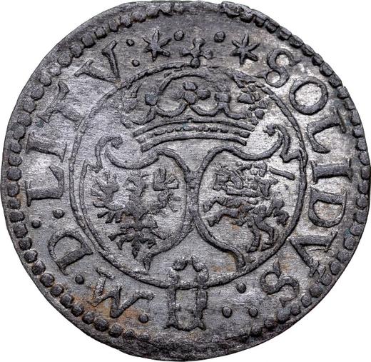 Reverso Szeląg Sin fecha (1587-1632) "Lituania" - valor de la moneda de plata - Polonia, Segismundo III