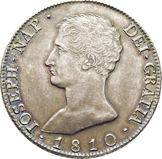 Awers monety - 20 réales 1810 M AI - cena srebrnej monety - Hiszpania, Józef Bonaparte