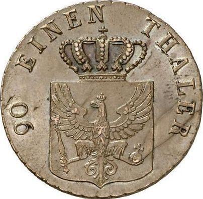 Аверс монеты - 4 пфеннига 1836 года D - цена  монеты - Пруссия, Фридрих Вильгельм III