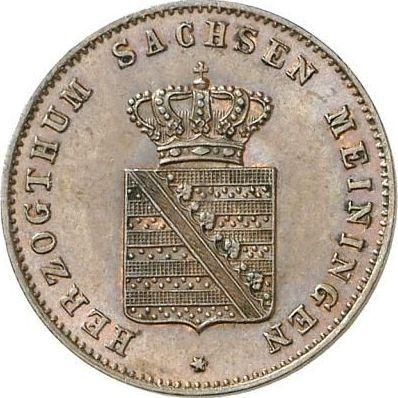 Anverso 1/4 Kreuzer 1854 - valor de la moneda  - Sajonia-Meiningen, Bernardo II