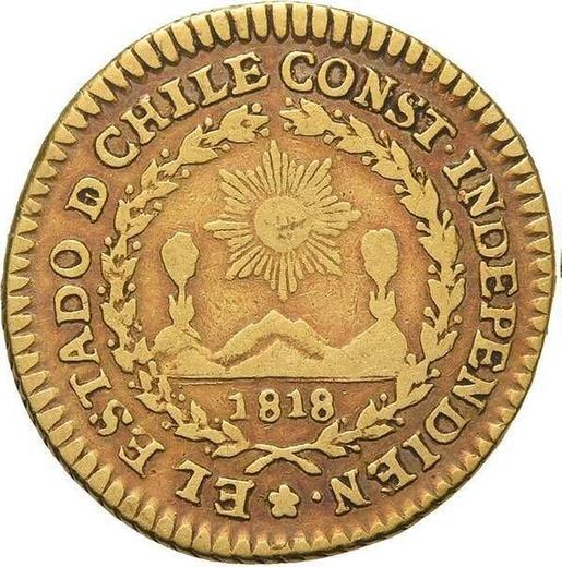 Anverso 1 escudo 1826 So I - valor de la moneda de oro - Chile, República